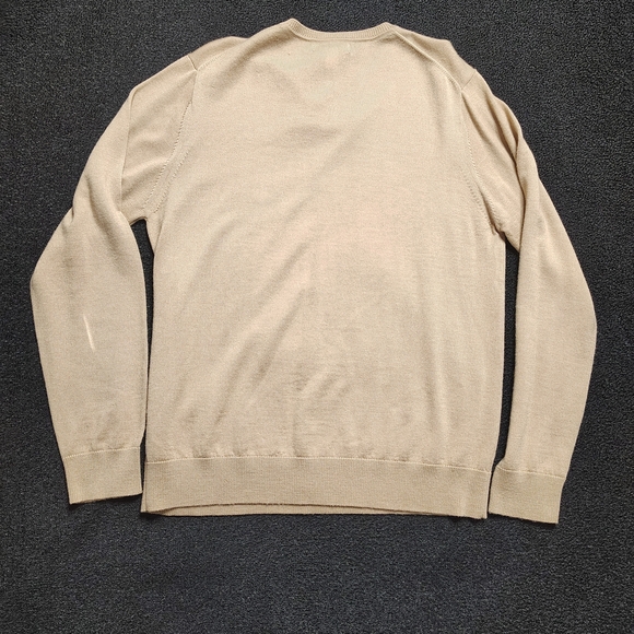 Banana Republic Sweater Womens Brown Extra Fine Italian Merino Wool Size Medium - Picture 3 of 7